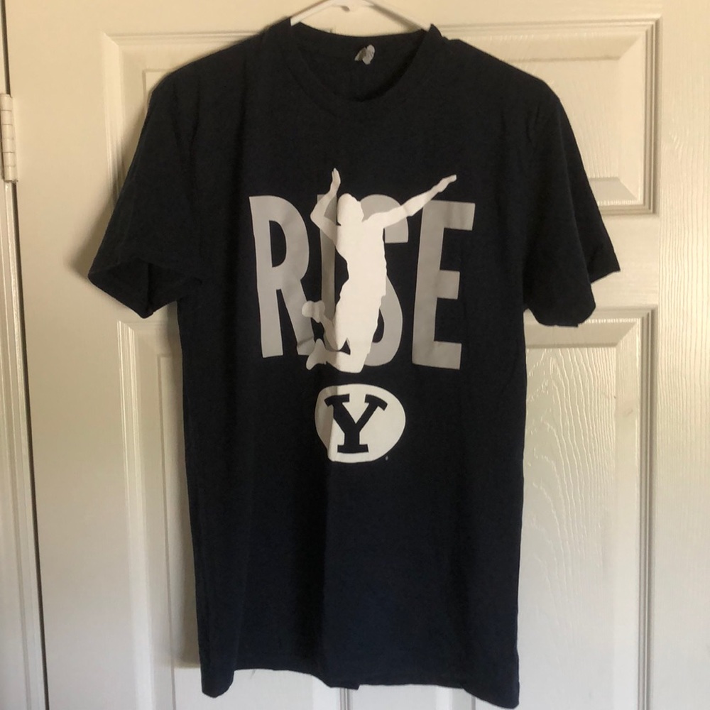 BYU VOLLEYBALL navy soft tee M